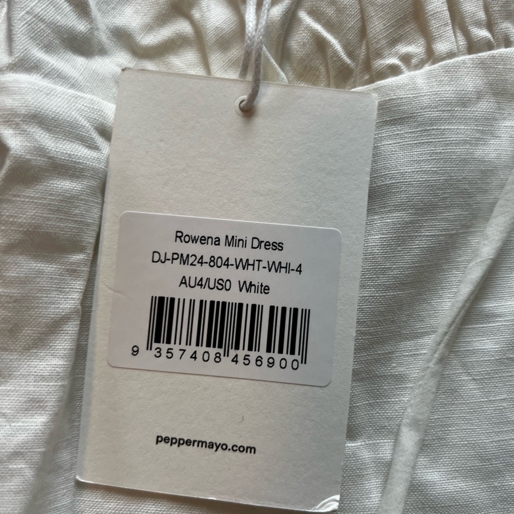 Peppermayo Rowena Mini Dress - White - Picture 6 of 6